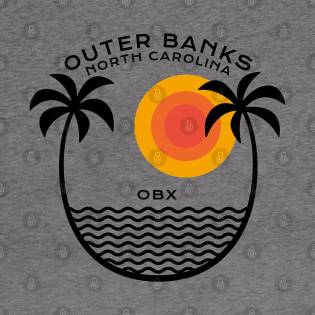 Outer Banks Sunrise Over the Palms by BackintheDayShirts